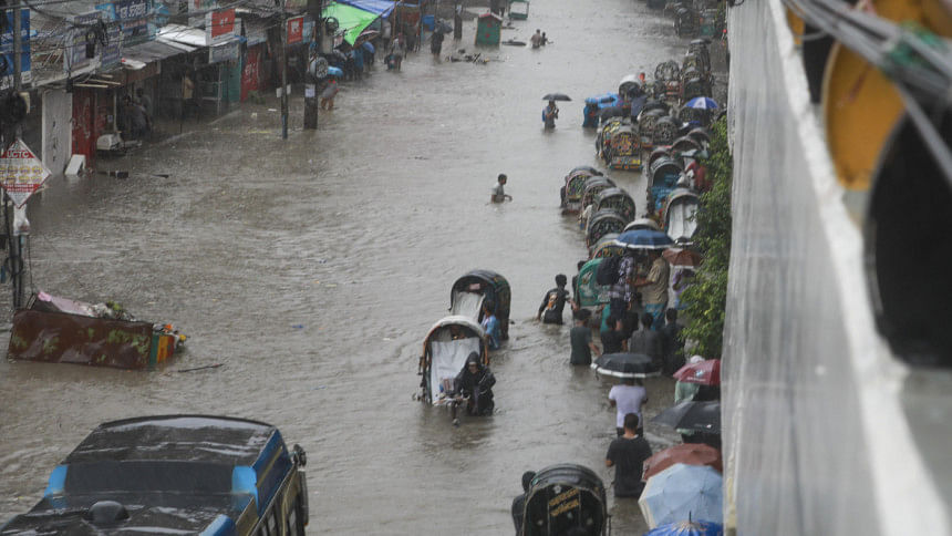 Flooding In Chittagong City From Cyclone Remal Rain Heavy Rainfall