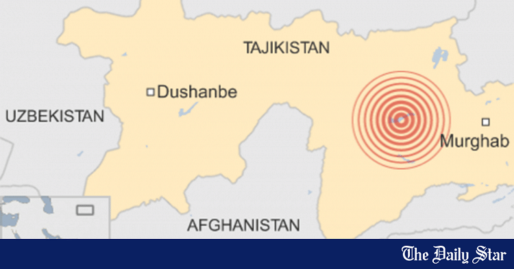 Eastern Tajikistan Struck By Powerful Earthquake The Daily Star