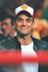 Robbie Williams taking part in Comic Relief like other celebrities. Photo: AFP