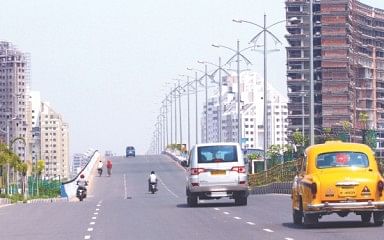 Spacious highways and high rises indicate how much Calcutta has developed. Photo: Zahedul I Khan