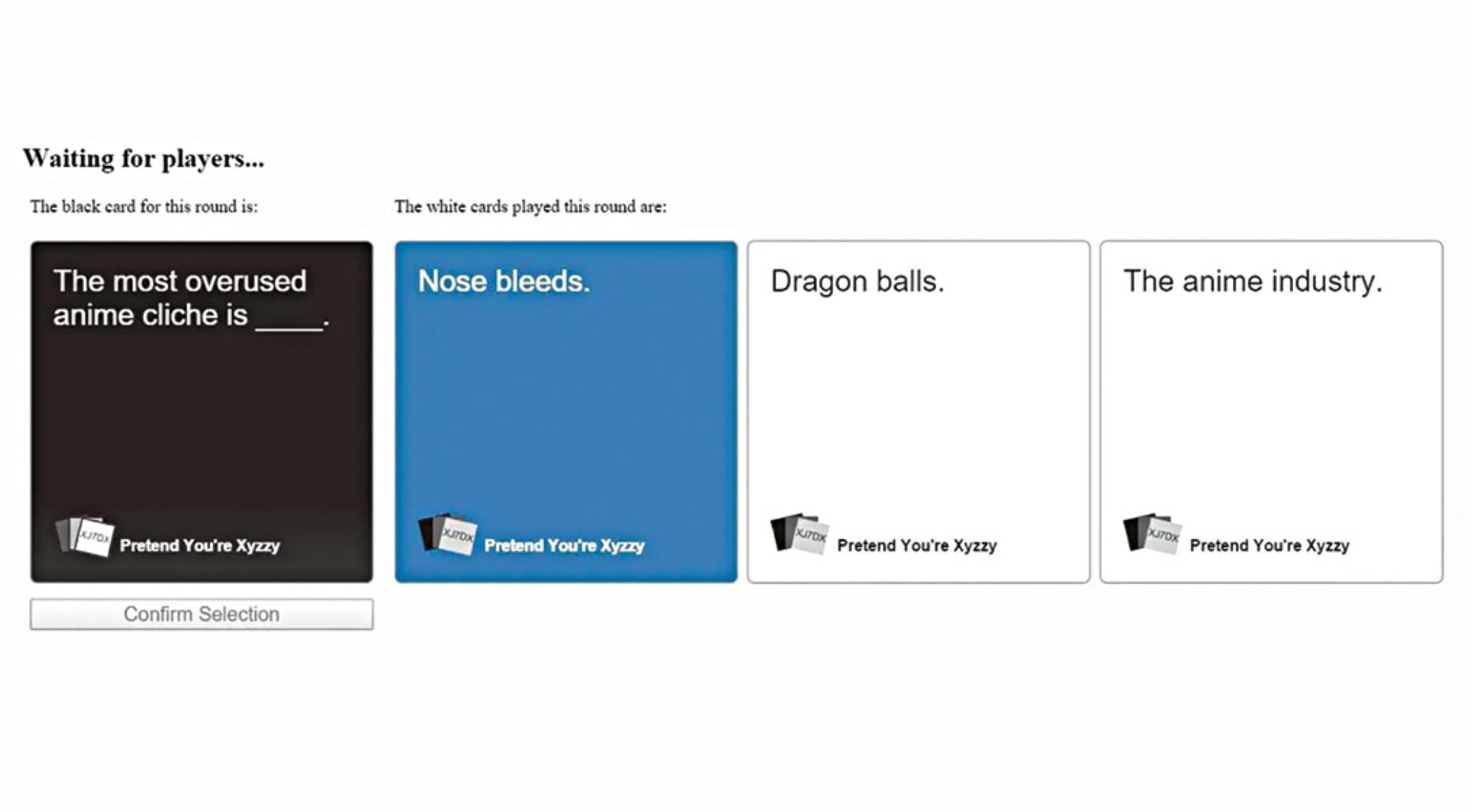 Cards Against Humanity The Doctor Who Edition