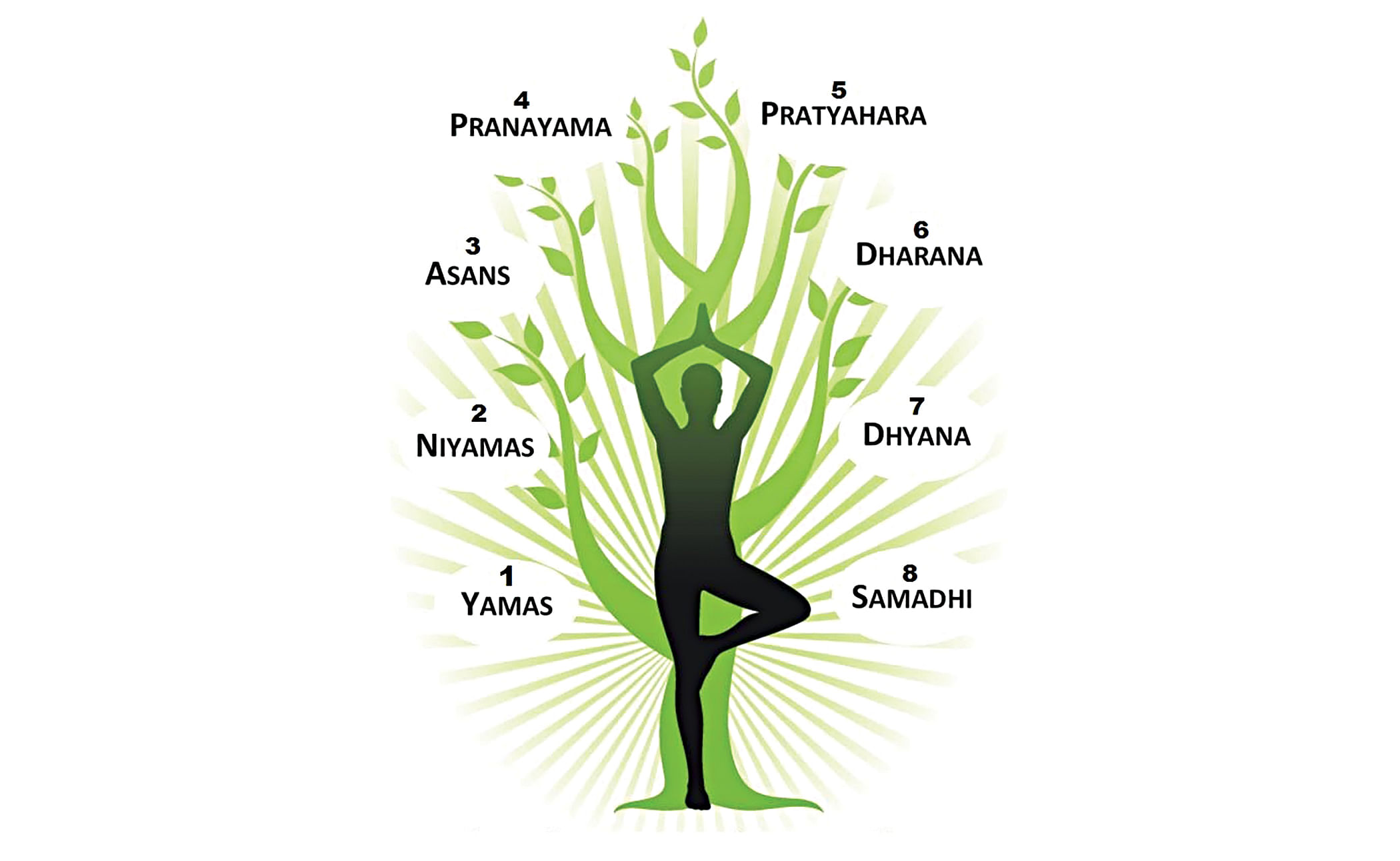 Eight limbs of Ashtanga yoga