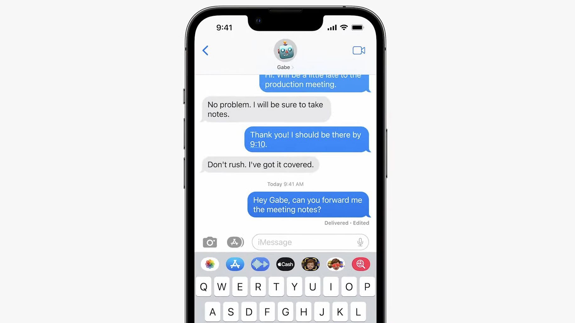 iphone x imessage