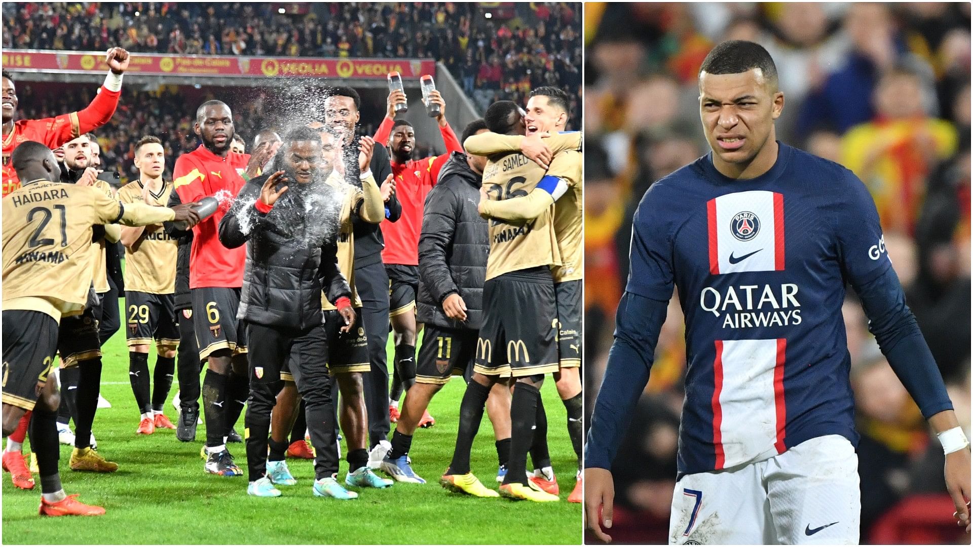 PSG loses for the first time since March as Lens closes gap at the top of  Ligue 1