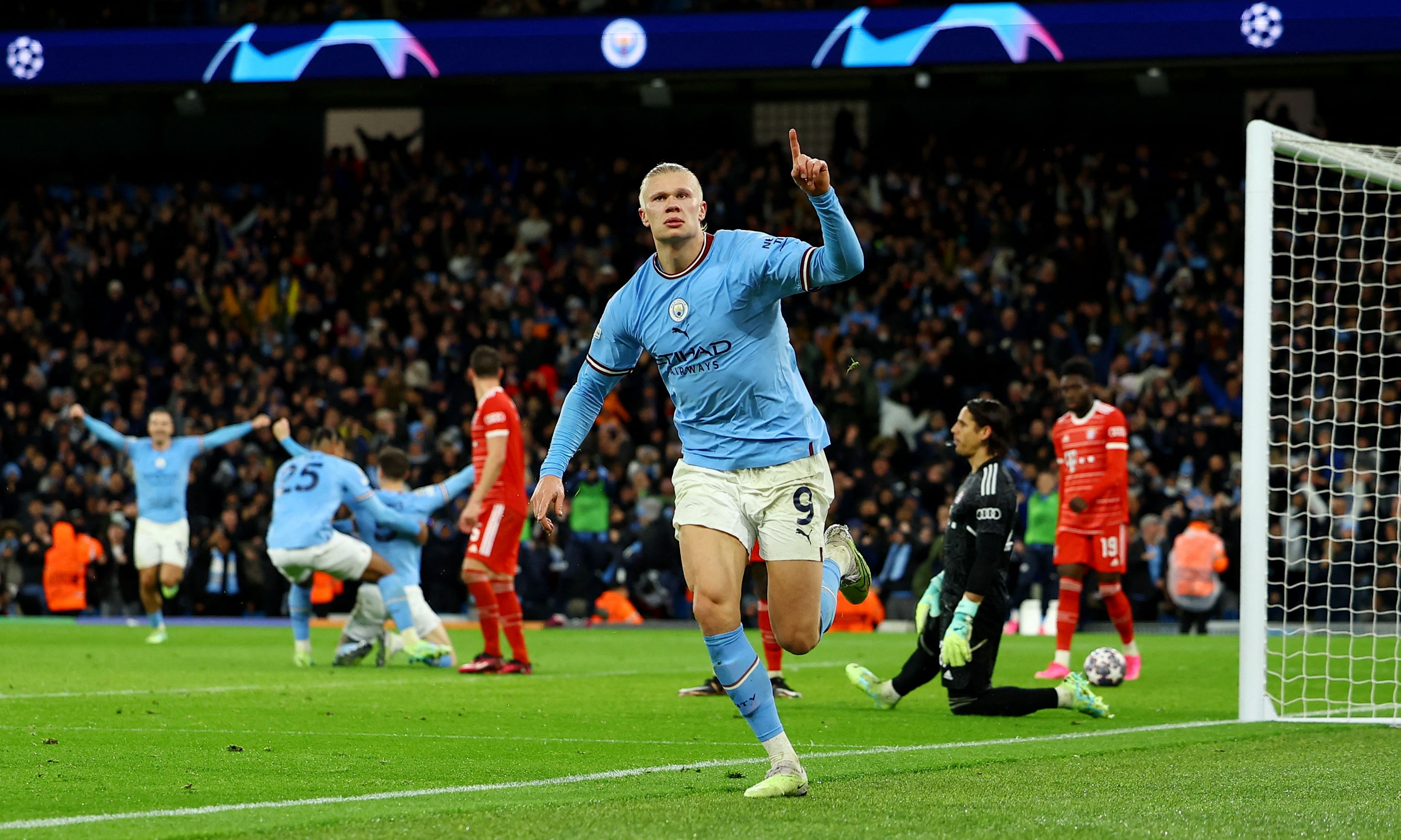 Haaland ends barren streak in Champions League with 2 goals in Man City's  3-1 win over Young Boys