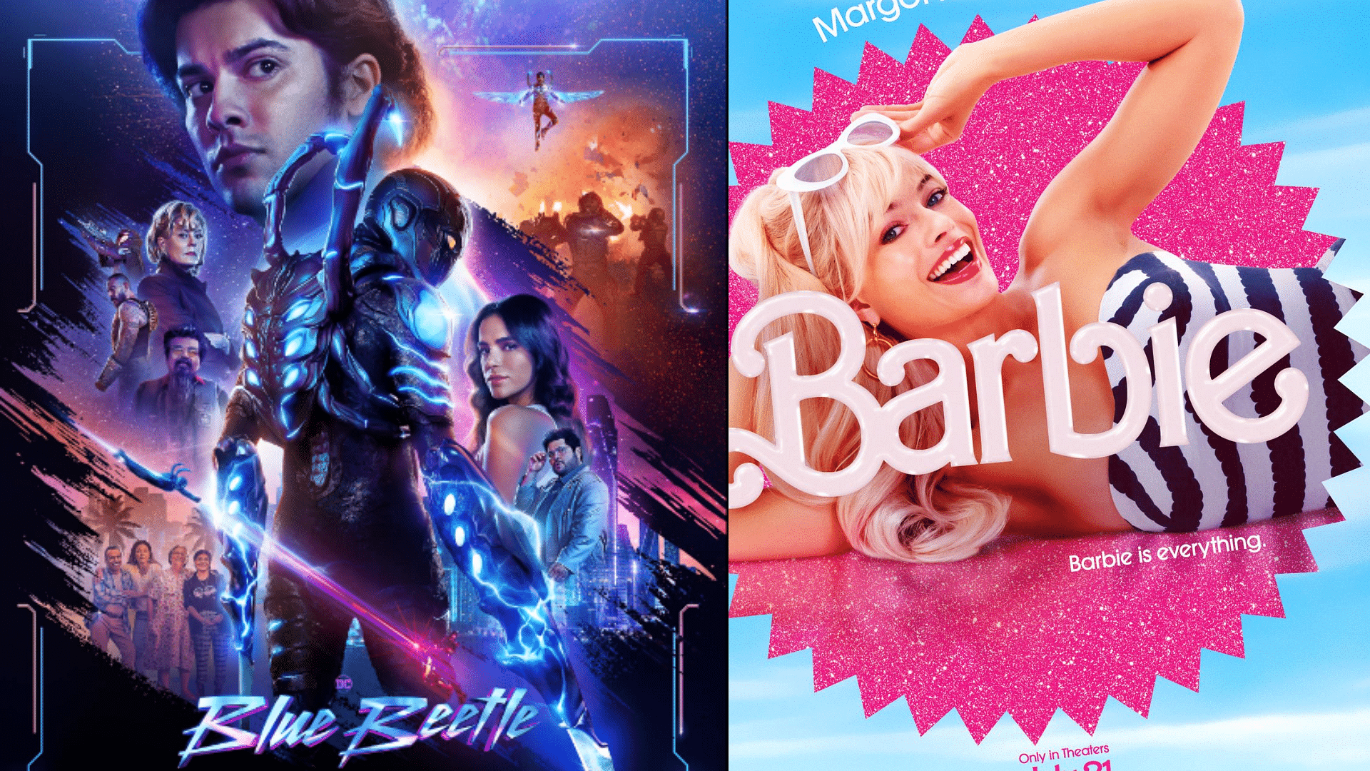 Blue Beetle unseats Barbie atop US box office, ending four-week