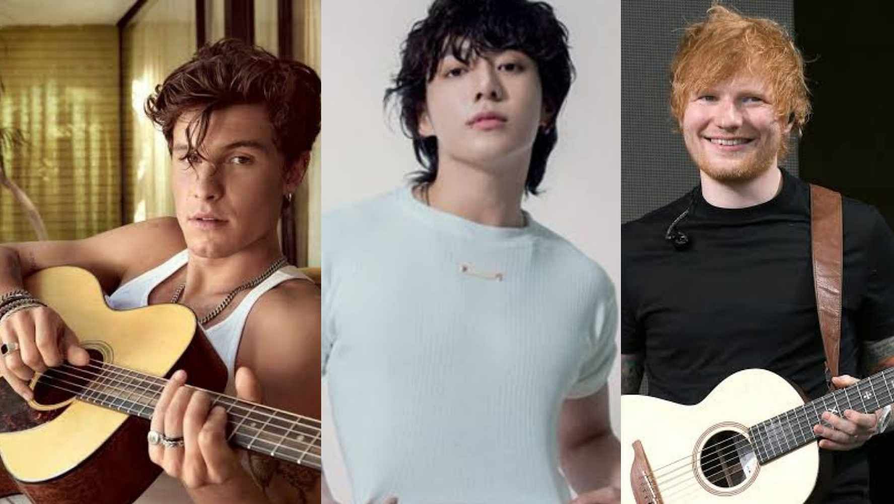 BTS' Jungkook says he video called Ed Sheeran and Shawn Mendes while  recording Golden: 'It's disappointing..