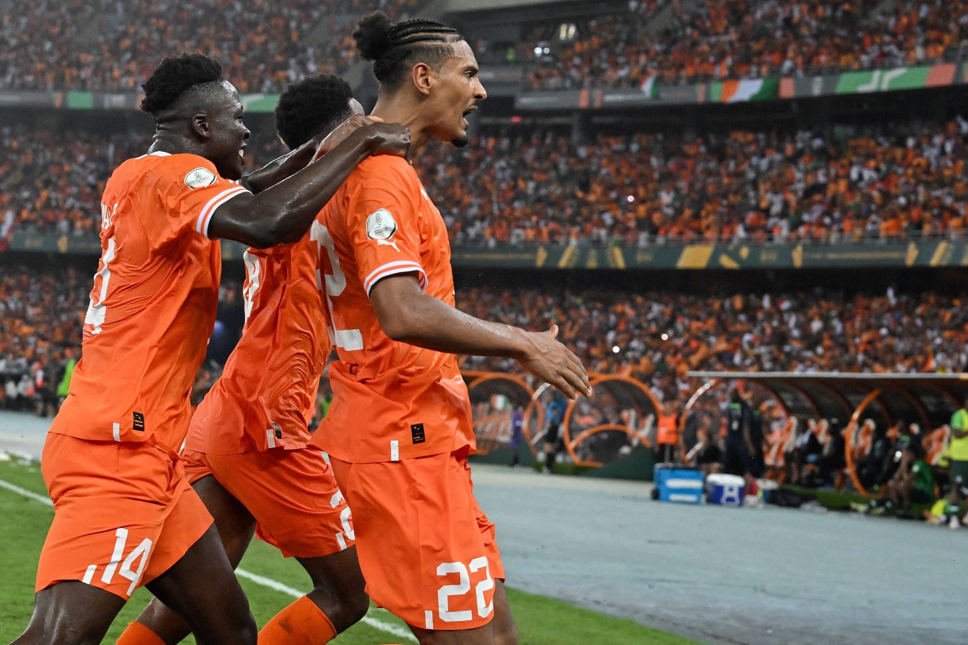 Nigeria 1-2 Ivory Coast: Sebastian Haller grabs winner as hosts