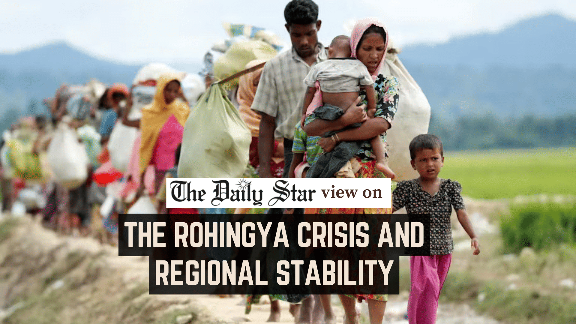 Solution to Rohingya crisis urgently needed