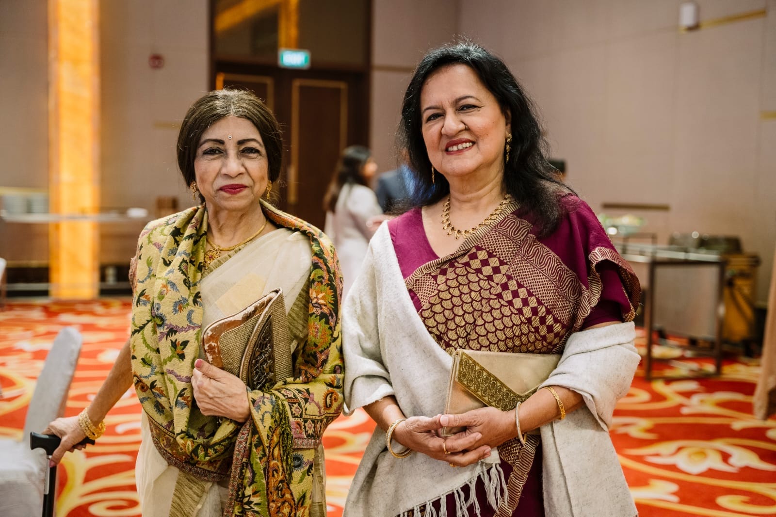 Sadya Afreen Mallick with Dalia Nausheen