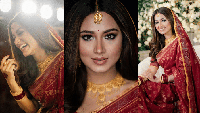 Tasnia Farin stuns in minimalistic bridal look on her special day