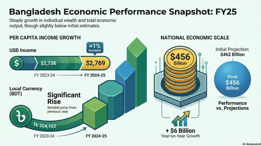 Bangladesh per capita income growth