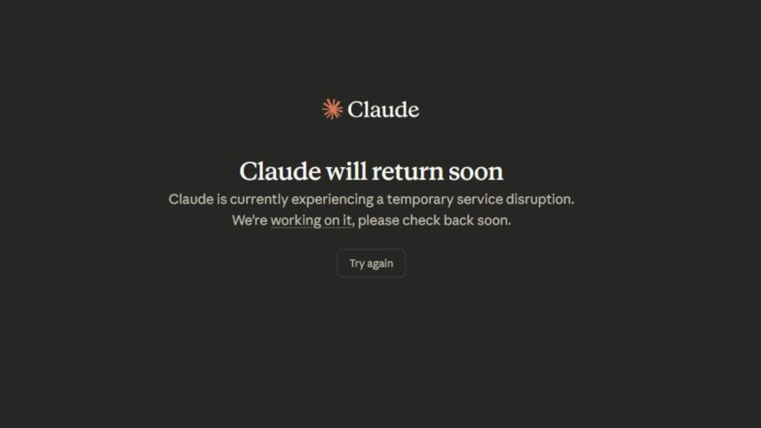 Claude outage
