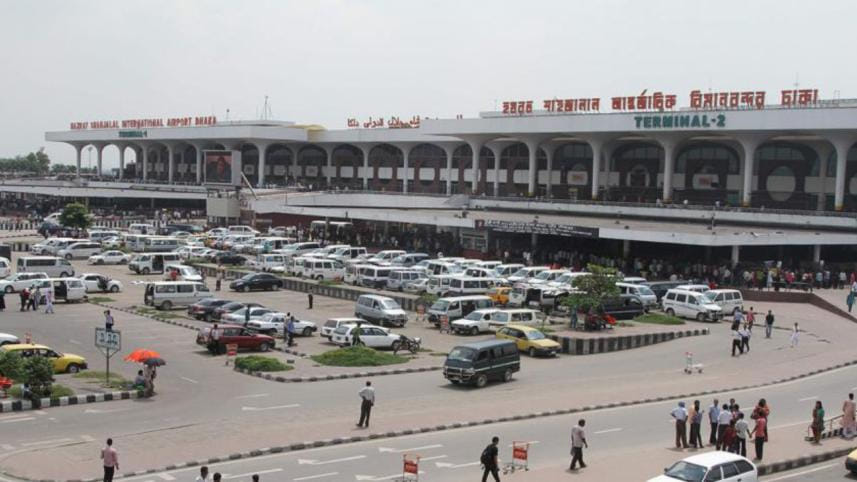 Hazrat Shahjalal International Airport in Dhaka. File photo