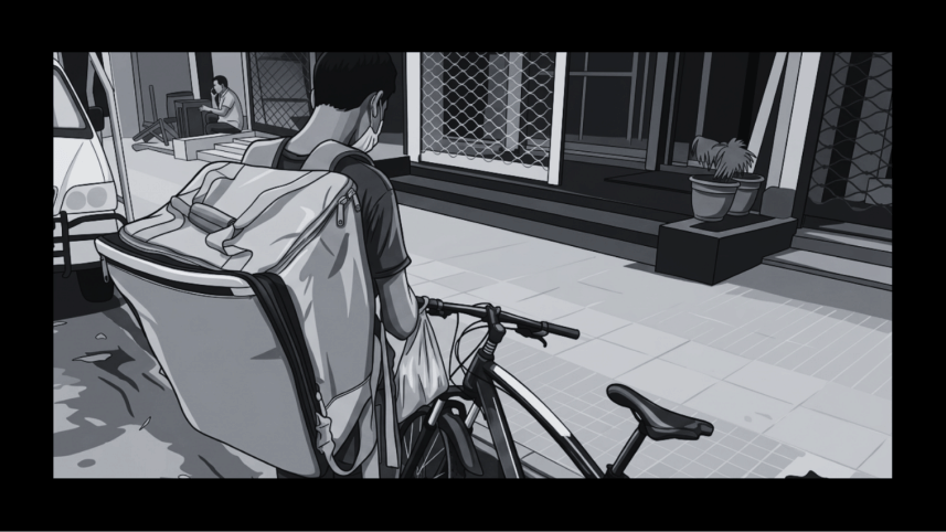 food delivery guy
