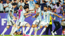 Argentina striker Julian Alvarez and Lautaro Martinez