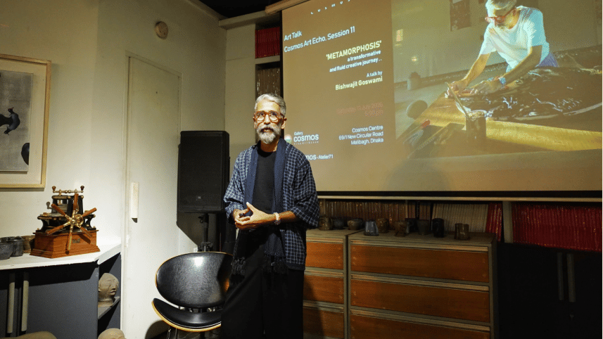 “Metamorphosis”: Bishwajit Goswami reflects on art, memory and change