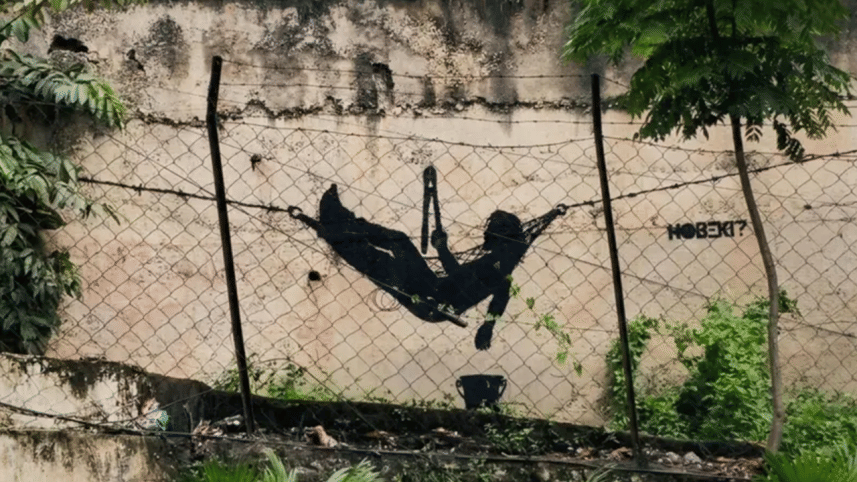 Subodh graffiti in Sikkim India