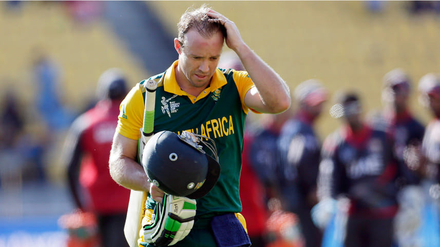 South Africa's captain AB de Villiers 
