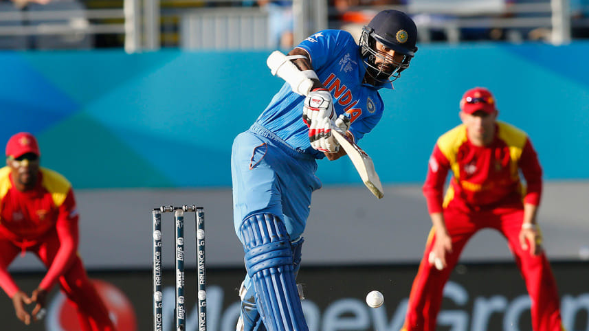India's Shikhar Dhawan