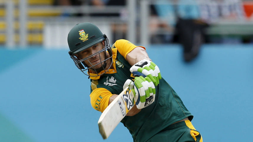 South Africa's Faf du Plessis 