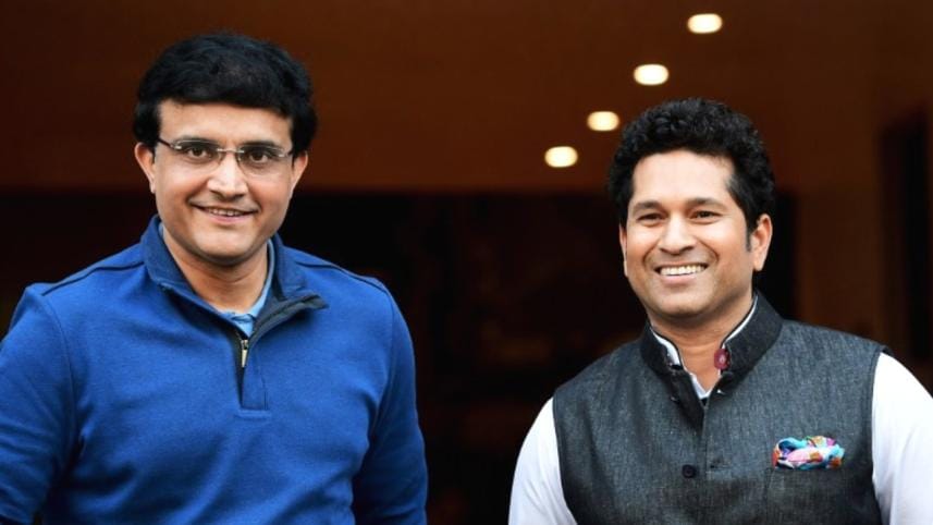 Sachin Tendulkar and Sourav Ganguly