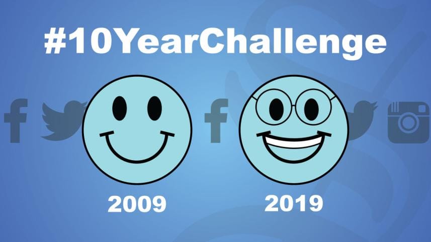#10YearChallenge