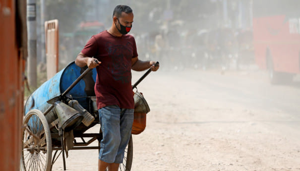 Dhaka's air quality