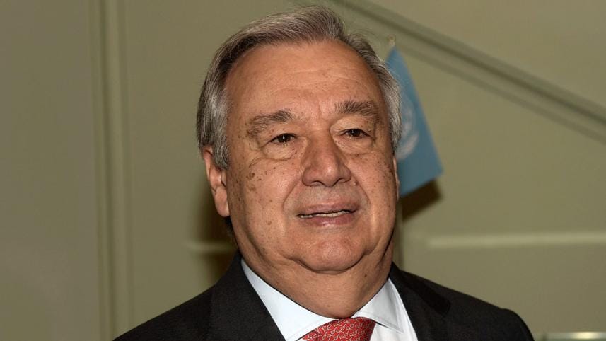 UN Secretary-General Antonio Guterres. 