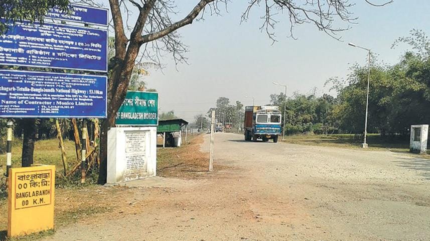 Banglabandha Land Port for tourists