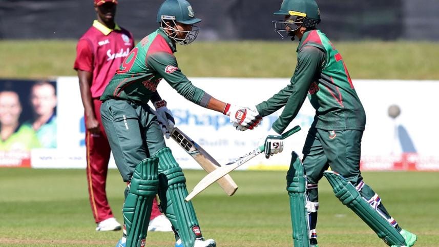 Bangladesh won against West Indies by 5 wickets in Tri-Nation Series 2019