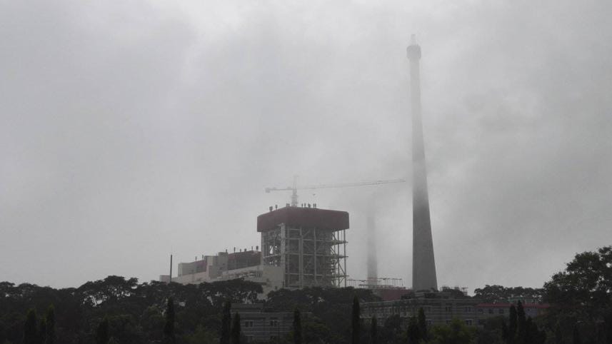 Barapukuria coal-fired power plant in Dinajpur 