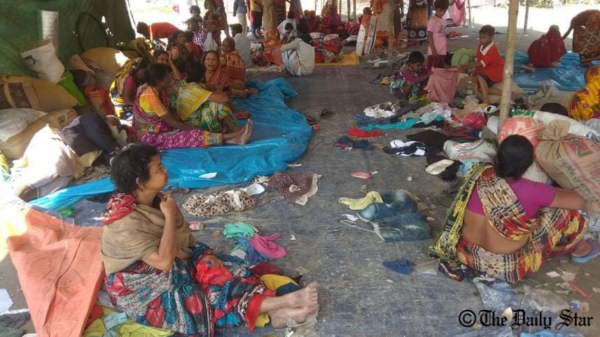 Fire at Bhasantek slum