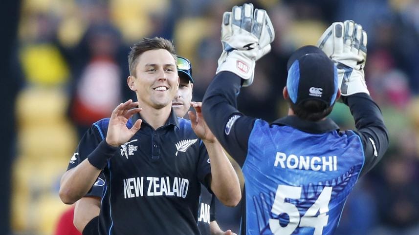 Trent Boult on fire