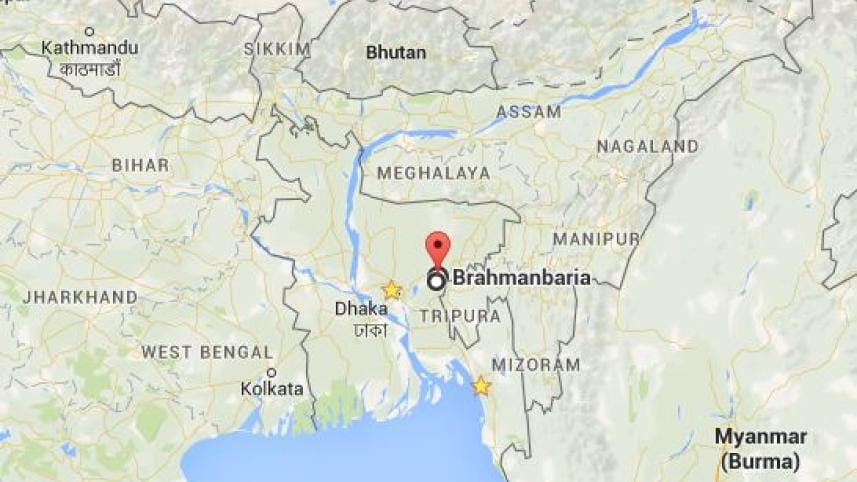 Brahmanbaria map