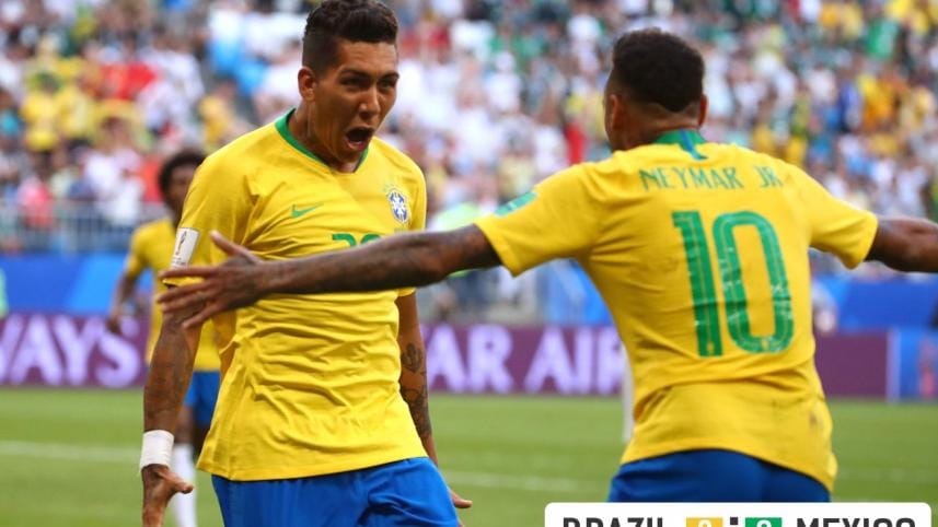 Brazil vs Mexico match