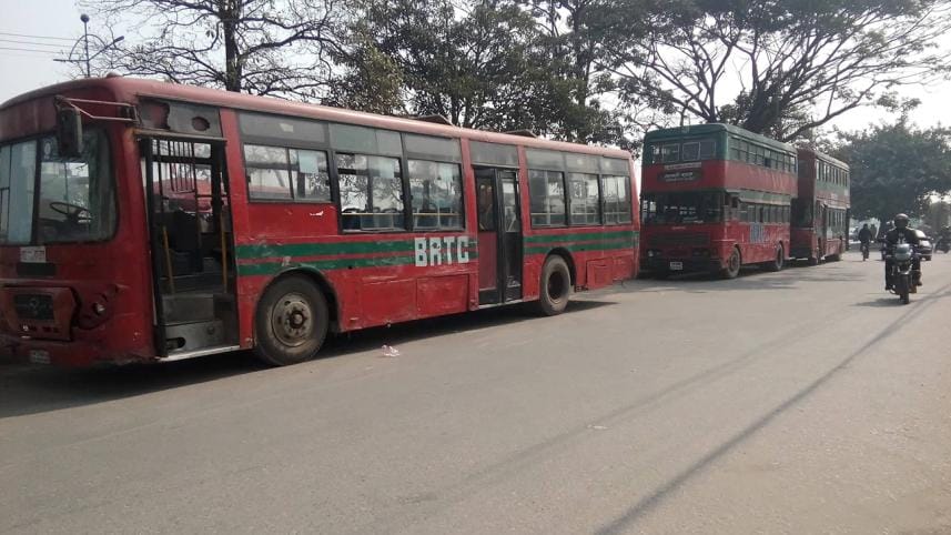 New BRTC buses from India