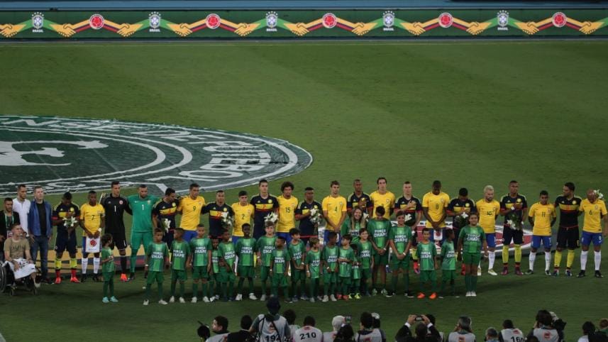 Tribute to Chapecoense tragedy