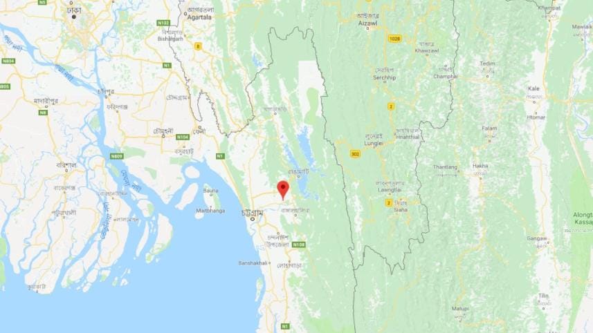 Chittagong hill slide