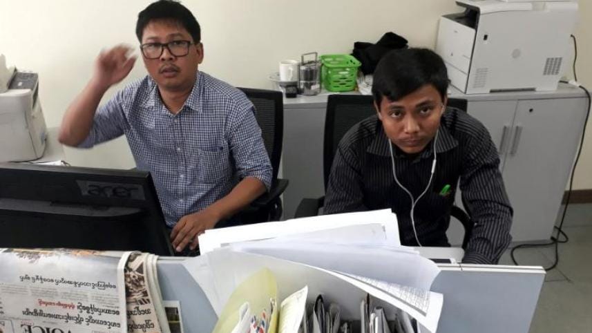 Reuters journalists Wa Lone and Kyaw Soe Oo