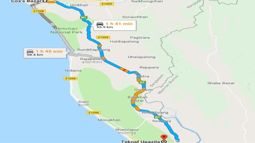 Cox’s Bazar-Teknaf road link snapped
