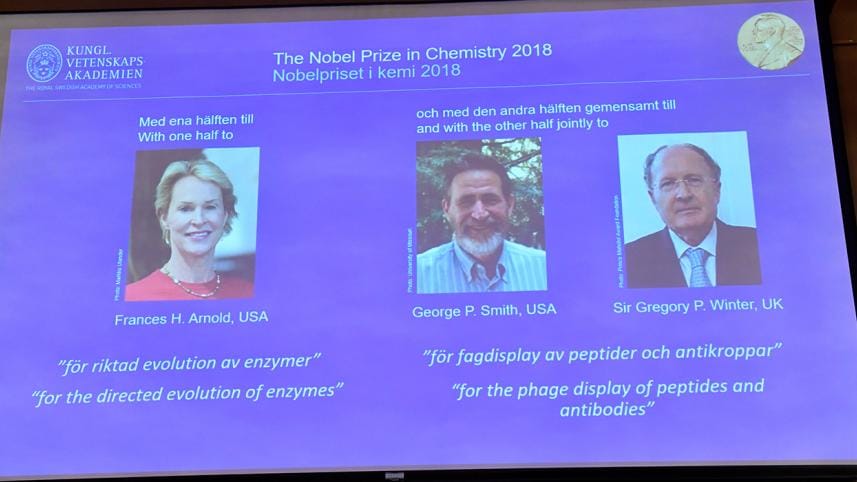 2018 Nobel Chemistry Prize