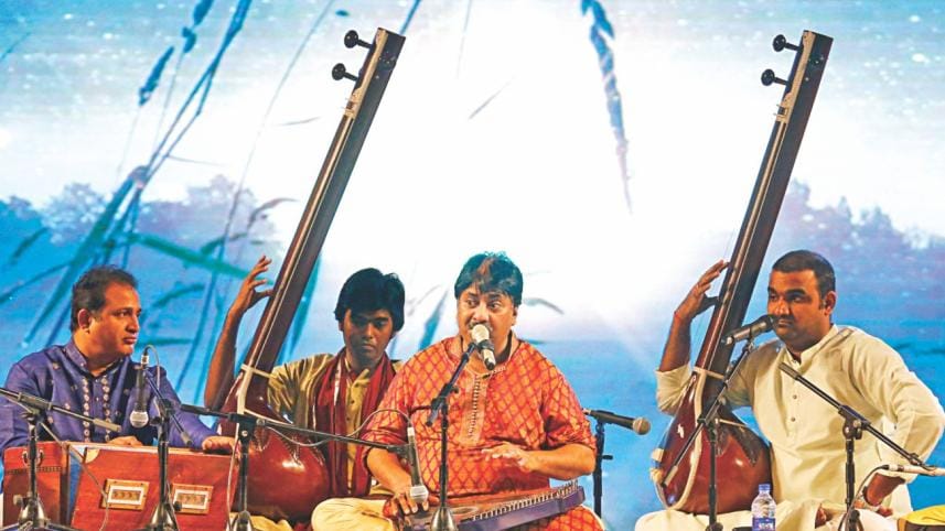 Classical music legends Ustad Rashid Khan