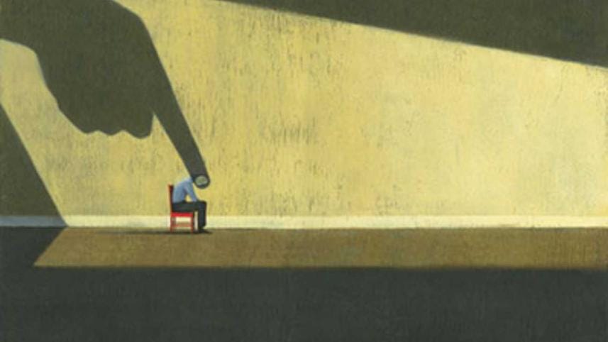 Cowards strung together in a daisy chain