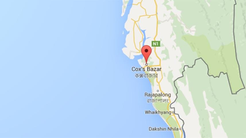 cox's bazar map