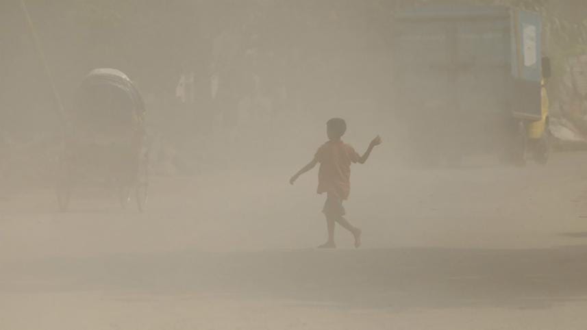 Dhaka air most polluted in the world this morning