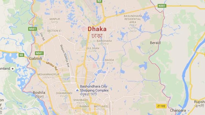 Dhaka map