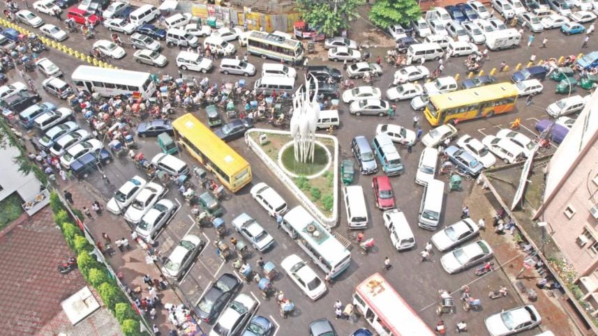 Dhaka's traffic congestion