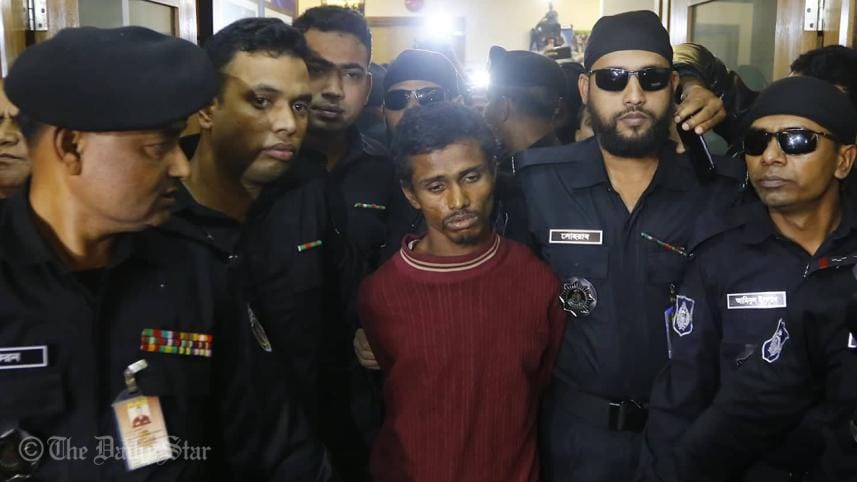 Rab produces the suspected rapist of a DU student