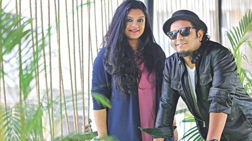 Singer Elita Karim and Shuvo